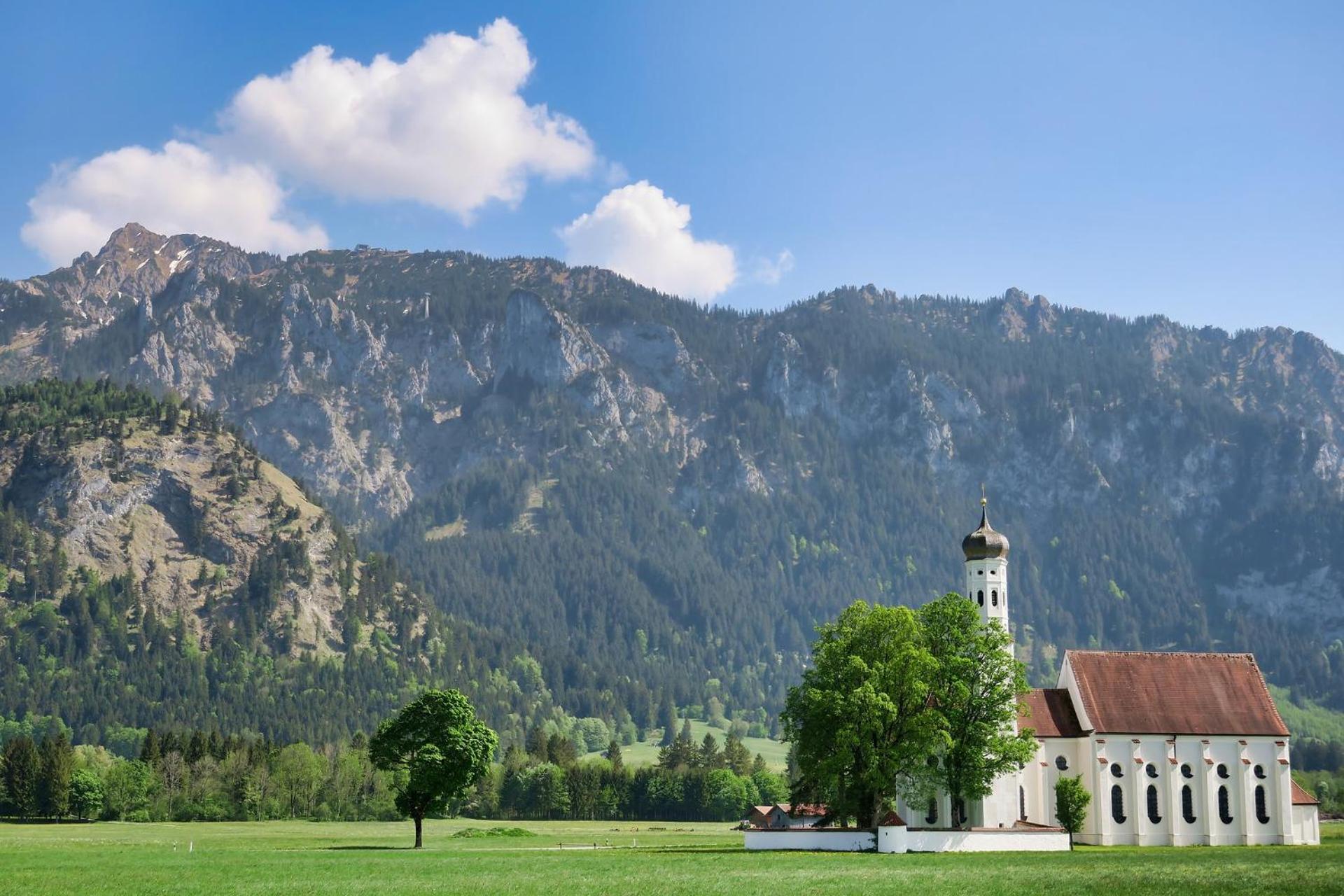 Ferienwohnung Herzstueck Im Haus Schlossblick Фюссен Экстерьер фото